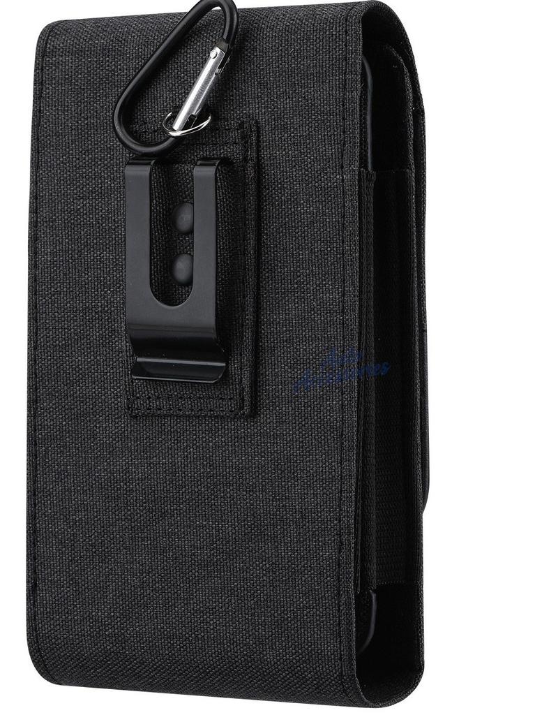 ABKF1 Vertical Cell Phone Belt Clip Holster Pouch Buckle Wallet Card Holder Case Cover For Porsche Cayenne 971 911 9YA Boxster Sticker