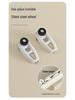 Double Track Silent Glider Curtain Rail, Aluminum Alloy, Top Mount