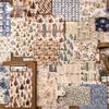 Roaming Autumn & Winter Series: 30 Sheets of Winter-Themed White Kraft Paper for Collage