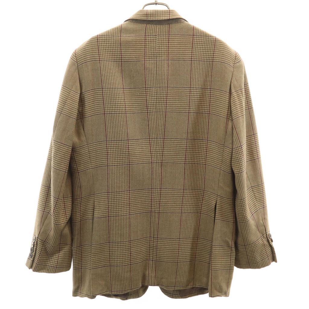 Polo by Ralph Lauren Jackett mit versetztem Muster, tailliert C98-W88-T175 Khaki Herren Gebraucht