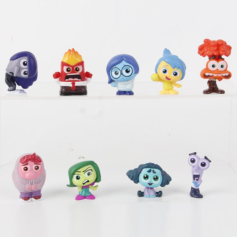 Miniature Inside Out Emotion Figures Pvc Collectible Toys Fun And Colorful Designs