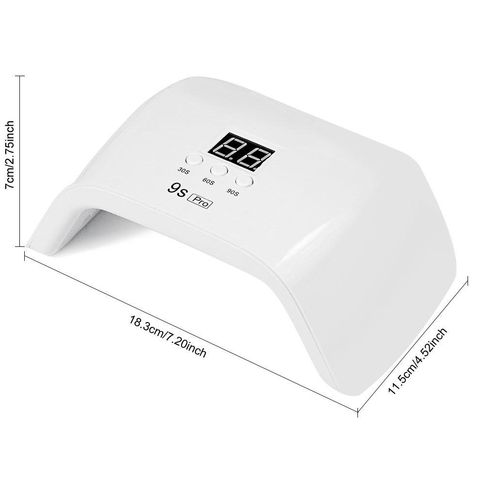 9S Pro Smart Dual Light Nail Lamp for Phototherapy