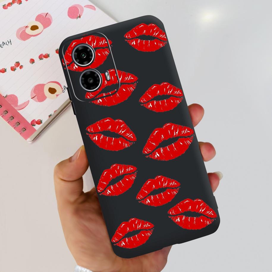 For Motorola Moto G24 Power Case 2024 New Fashion Flower Silicone Soft Back Cover For Moto G24 G34 Phone Case MotoG24 G 24 Coque