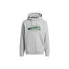 adidas Originals Fleece Graphic Hoodie Pullover Medium Grey Heather Men IK7657