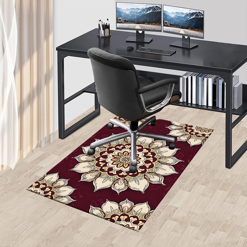 1PC Floral Pattern Extra Large Non Slip Floor carpet, Office, family, Studio   Large Area Rug Indoor Rugs, Bold Statement Piece
