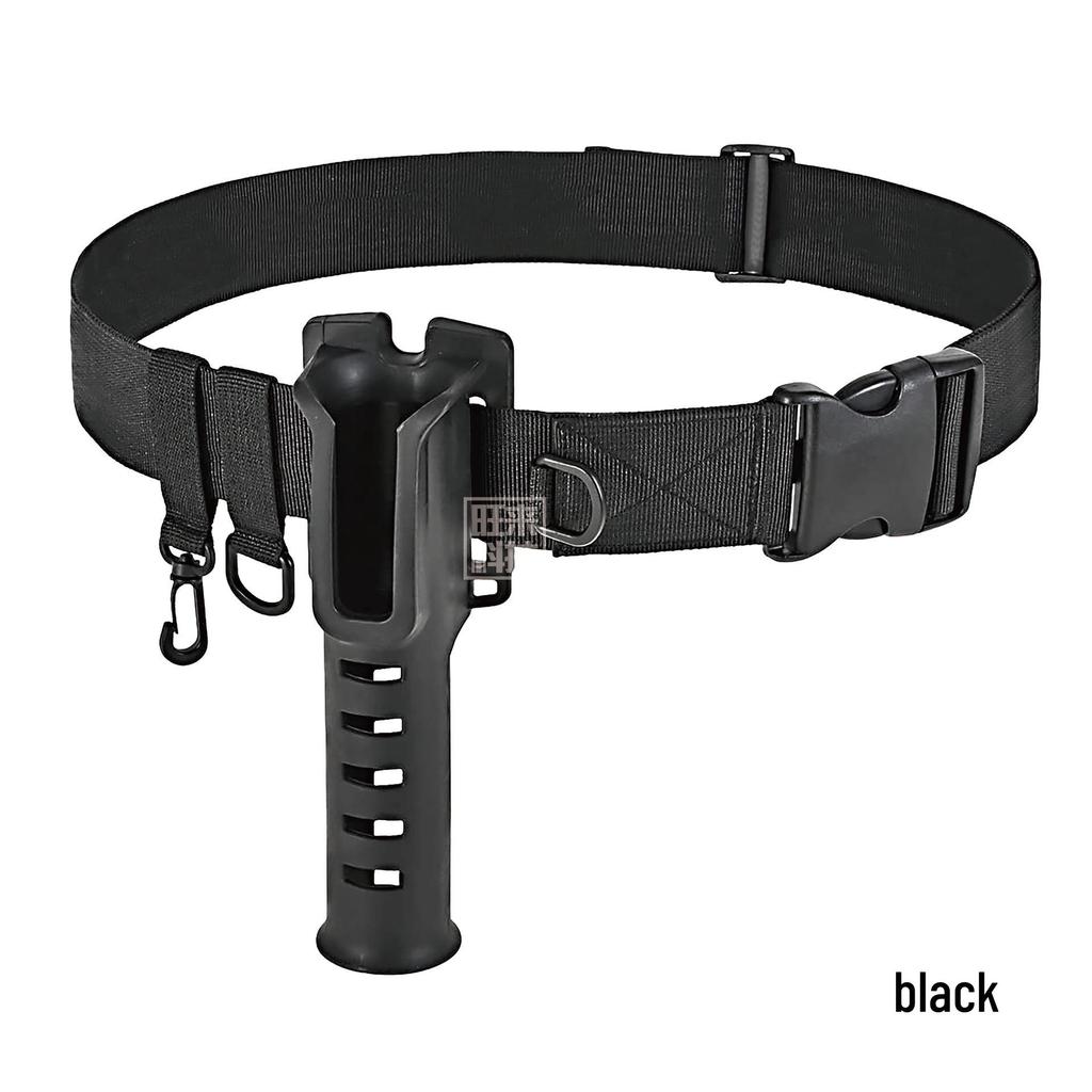 Portable Fishing Rod Holder Waist Belt for Rock Fishing