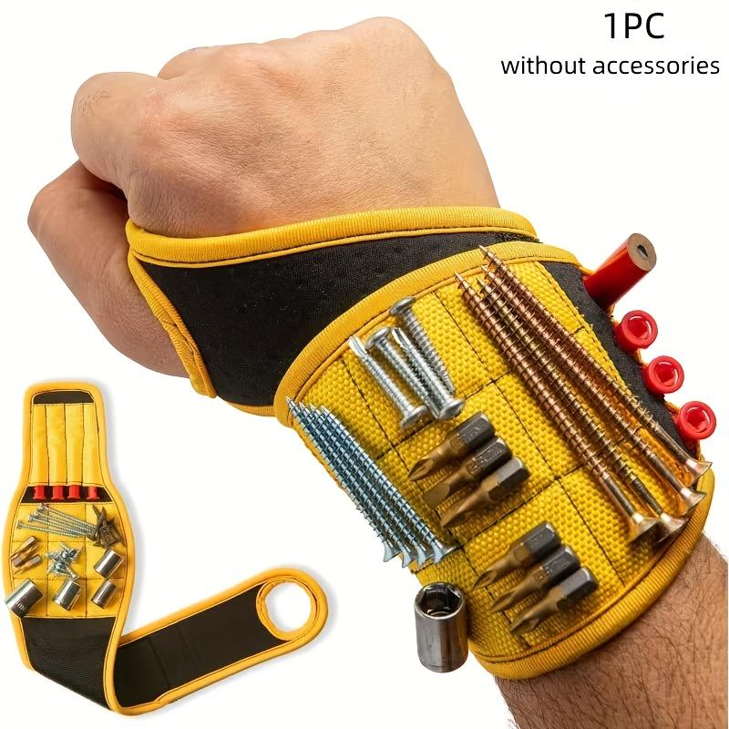 

Adjustable Men S Magnetic Wristband Gift - Premium Tool Belt Fully Magnetic Tool Belt Wristband for Securing Screws with Strong Adhesion Convenient