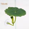 5 Pcs Betta Fish Leaf Pad with Suction Cup Plastic Plants Resting Hammock Fish Tank Accessories Aquarium Decor for Natural Habitat Spawning Breeding