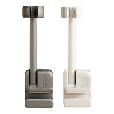 Bathroom Hair Dryer Station Wall Mounted Self Adhesive Hairdryer Rack Hair Straightener Storage Stand for Home and Salon