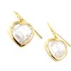 Les Trésors De Lily [F6265] - White Gold Plated 'Linda' Earrings