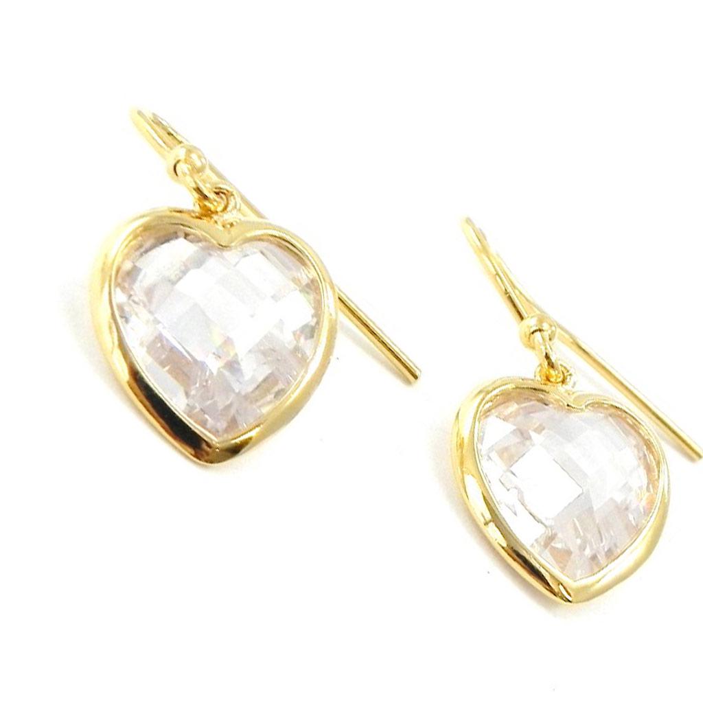 Les Trésors De Lily [F6265] - White Gold Plated 'Linda' Earrings