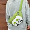 Adorable Cartoon Car Children's Chest Bag Lightweight Nylon Snack Pouch For Kids