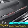 For Toyota Sienna Granvia Dashboard Vent Cover Stainless Steel Original Car  Mesh Design Anti-dust Anti-foreign Object