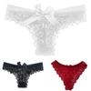 Lady Lace G String Thong Panties Sexy Sheer Knickers Women's Lingerie Briefs
