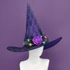 Halloween Cape and Hat 2-Piece Costume Set for Cosplay Party
