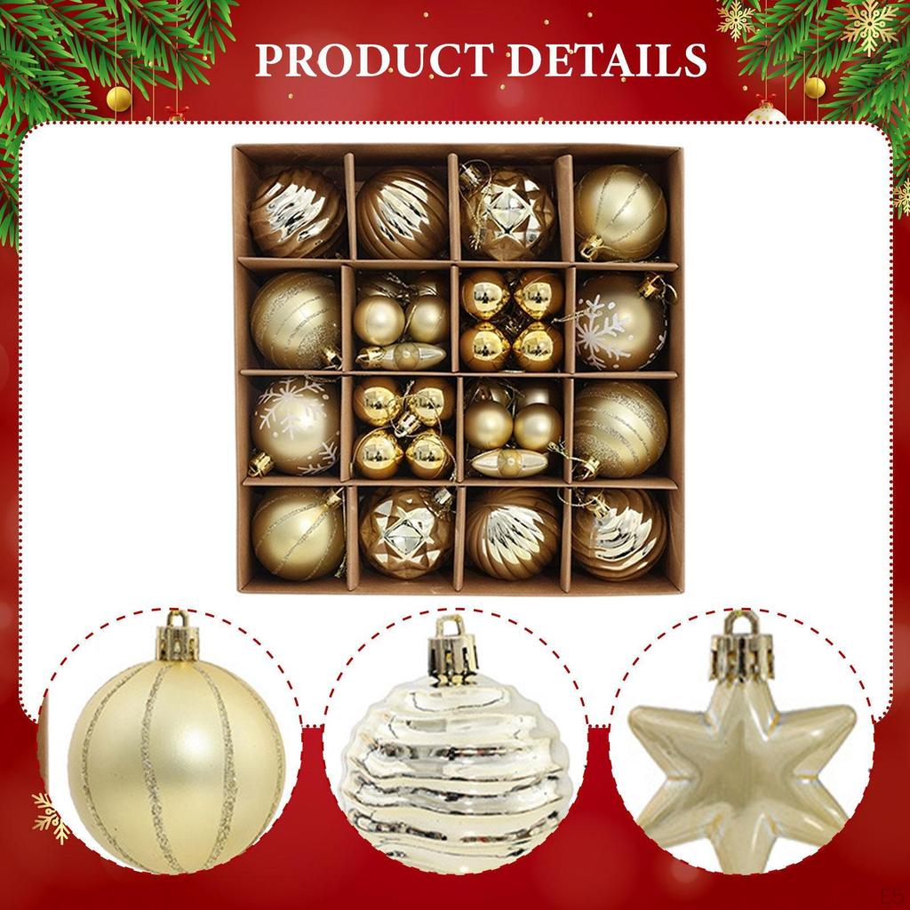 Weihnachtskugel Ornament Hängeanhänger Innenfeier Weihnachtsdekoration Bruchsicher für