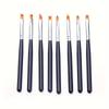 8PCS Nail Art Brush Set Flower Painting Pen Flower Pen Sawtooth Pen Sawtooth Pen DIY Handmade Special-shaped Carving Nail Art Tools