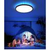 Led Ceiling Lamp Colorful Round Rgb Backlight Three-Color Dimmer Stepless Dimming New Ceiling Lamp