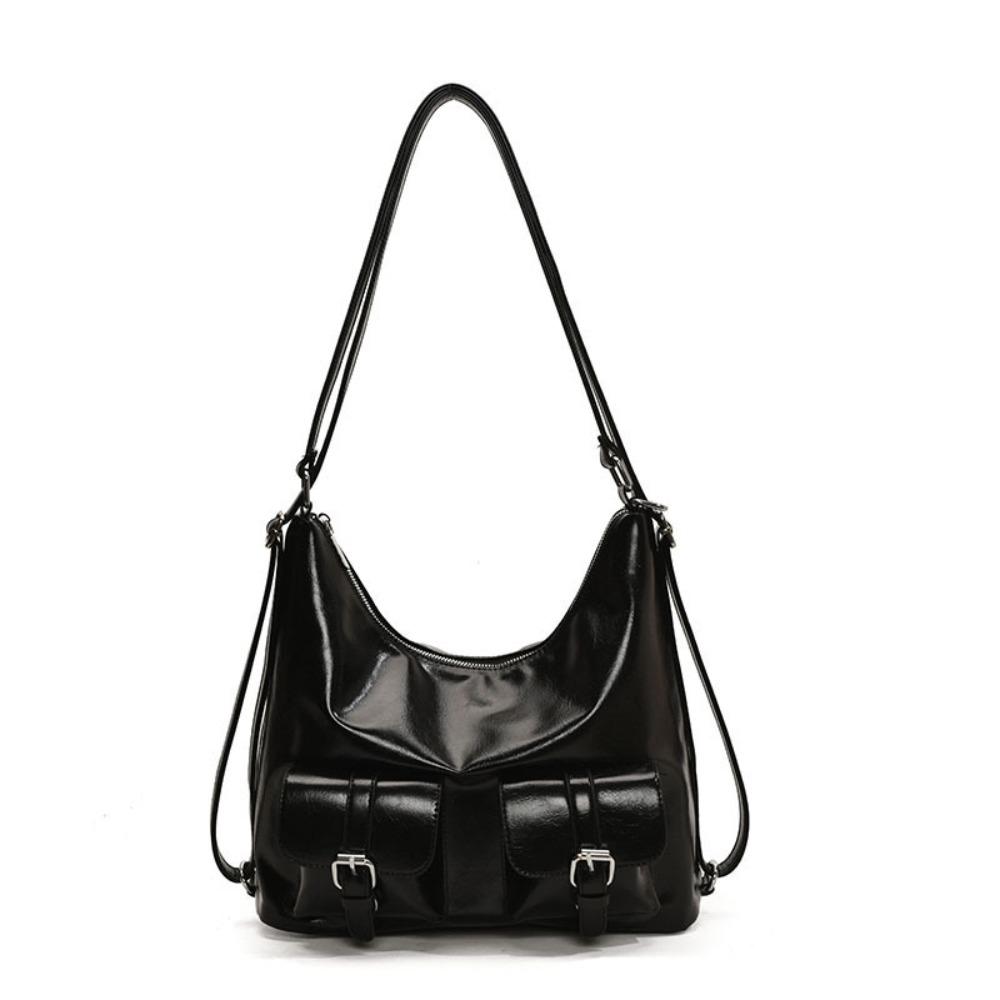 Large Capacity Multiple Pockets Backpacks Solid Color Women's Backpack  Ladies/Girls