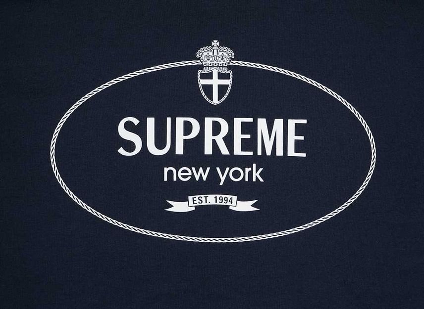 Supreme Crest Crewneck Navy