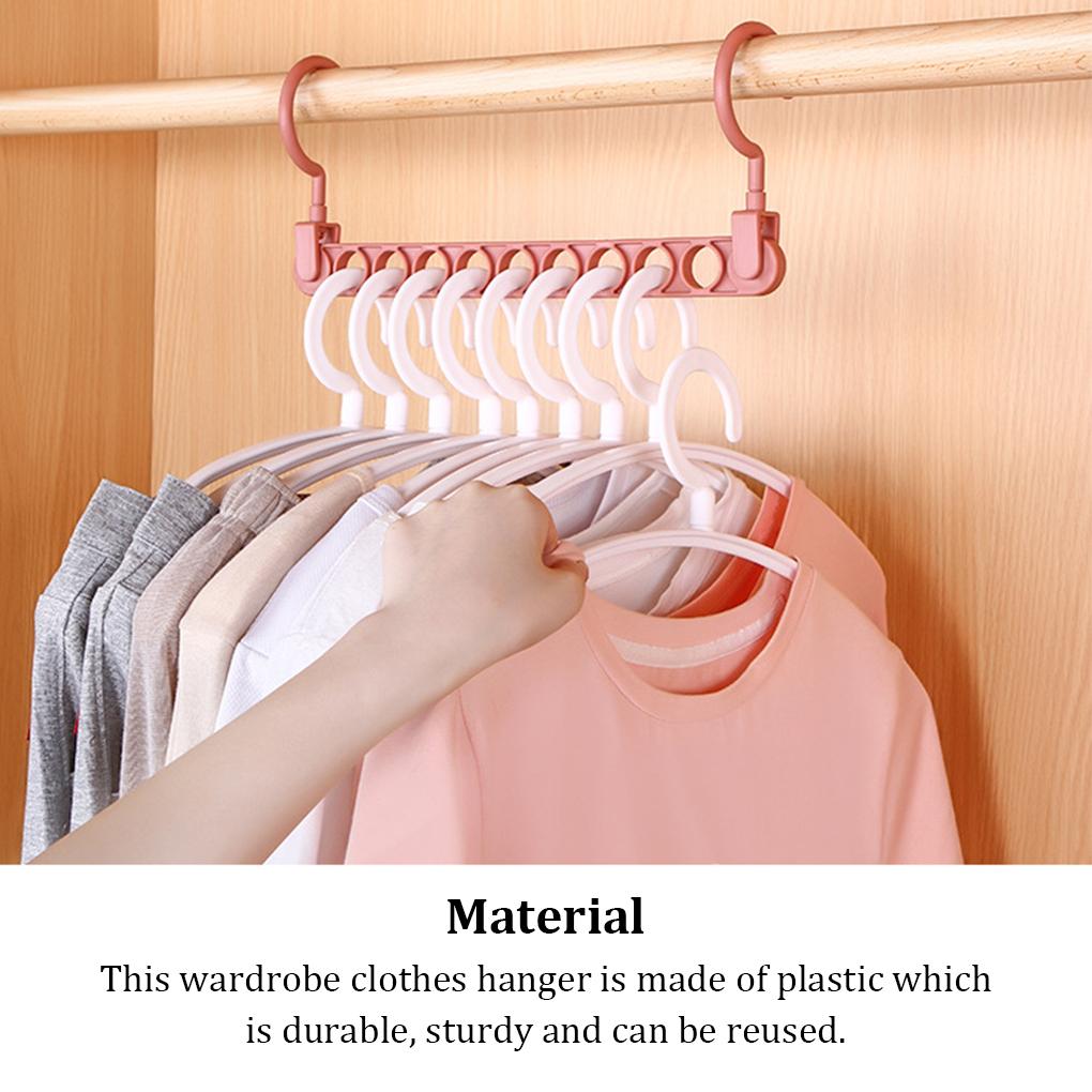 9-otwory szafa wieszak na ubrania antypoślizgowa kurtka płaszcz spinacze do prania zajmujący mało miejsca Organizer do domu sypialnia szatnia Hotel