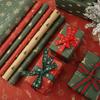 20/10 PCS Merry Christmas Gifts Wrapping Paper 2025 New Year Party Gifts Packaging Decoration Classic Patterns DIY Crafts Paper