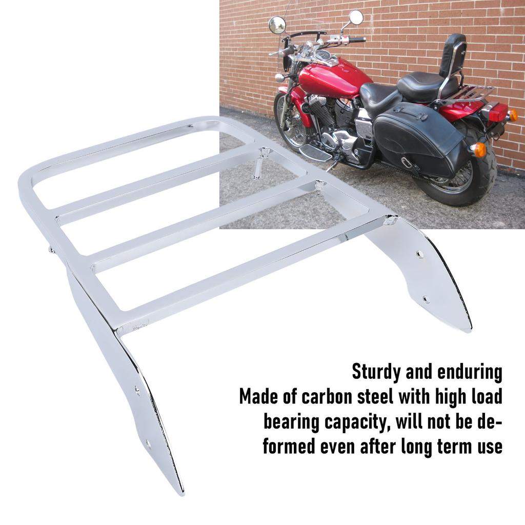 Motorcycle Rear Luggage Rack Replacement for Magna VF 750 250 Shadow Spirit VT600 SABRE VT1100 ACE VT1100 Carbon Steel Rear Seat Luggage Support Shelf