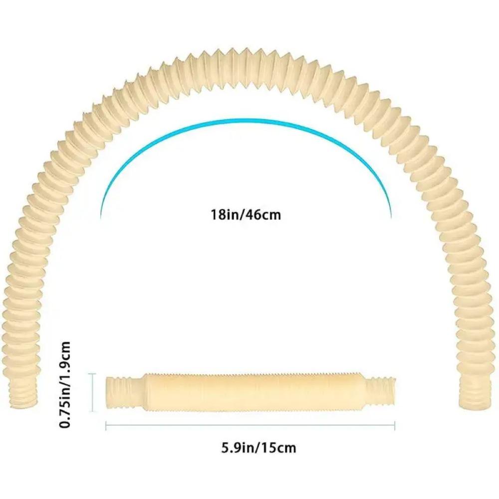 6 Stück Leuchtende Pop Tube Fidget Toys Stretch-Röhre Sensorisches Spielzeug Biegen Bauen Verbinden Spielzeug Für Kind Mädchen Junge Stress Autismus ADHS Angst