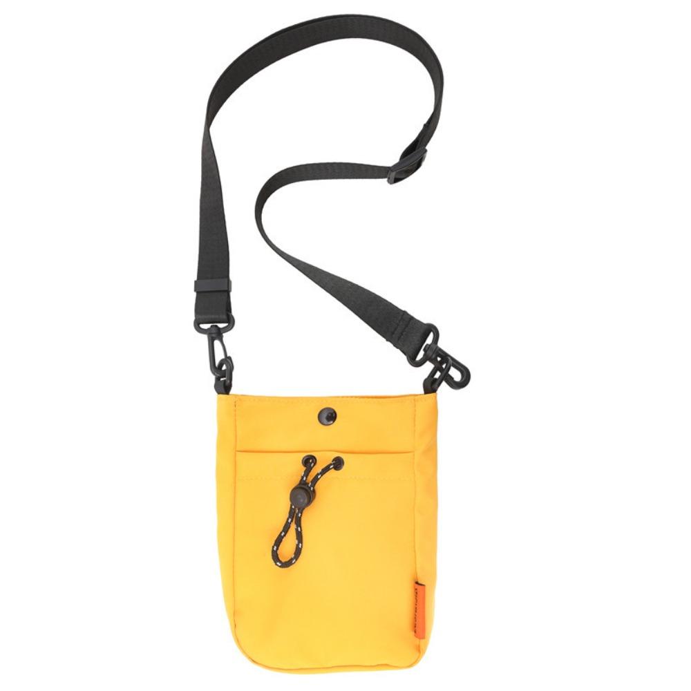 

Повседневная сумка-кроссбоди для телефона, многофункциональная мужская квадратная сумка, простая нейлоновая сумка через плечо, для шоппинга жёлтый