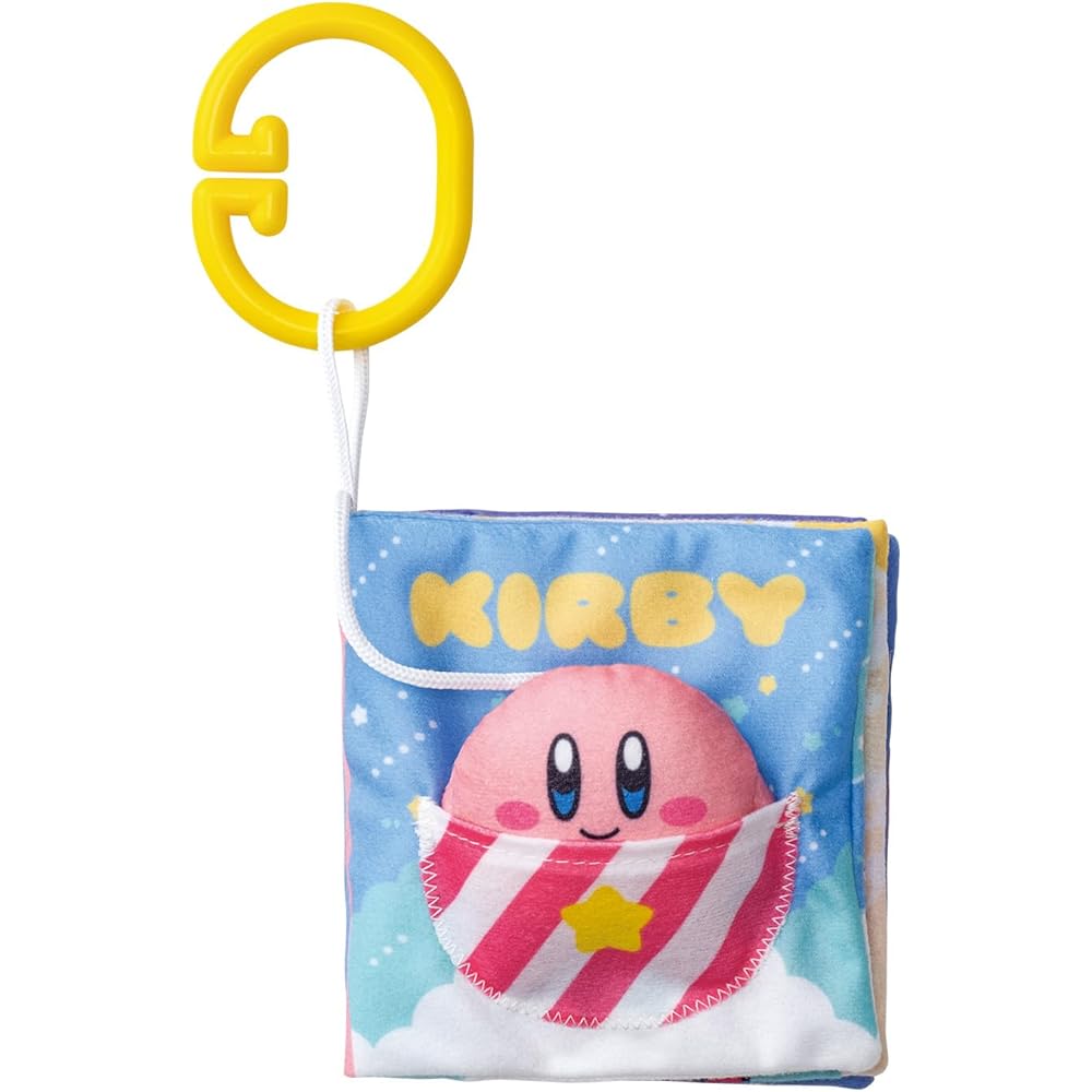 

Bandai Kirby Soft Fabric Book with Characters and Colorful Illustrations for Kids