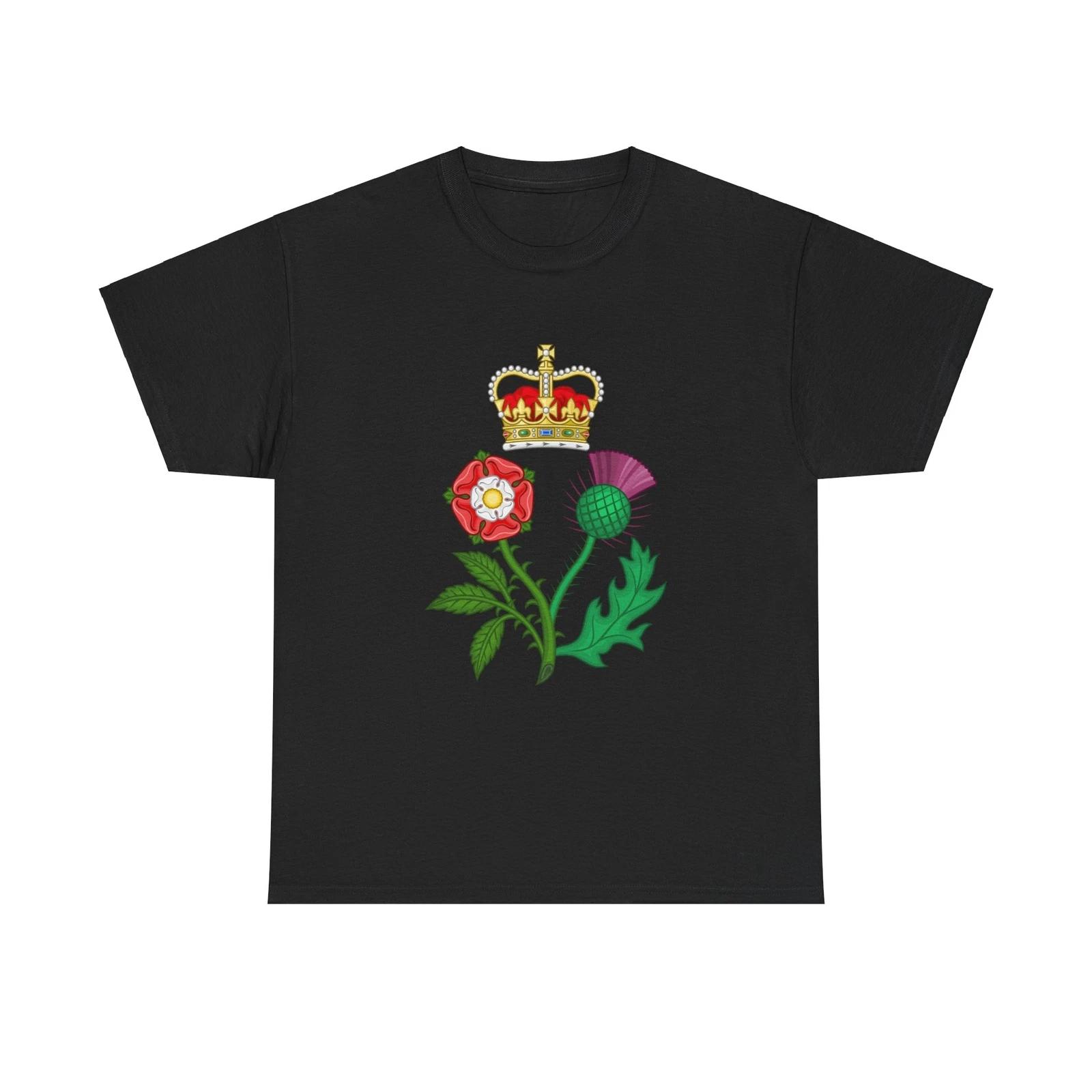 Floral Badge of Great Britain - T shirt S