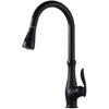 Black Kitchen Faucets Pull Out Kitchen Sink Mixer Tap Single Lever Water Mixer Tap Crane For Kitchen 360 Rotation Mixer