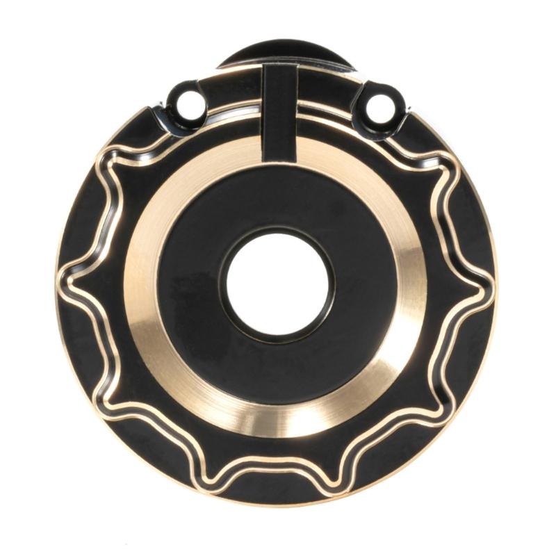 2pcs Heavy Duty Brass Outer Portal Drive Housing Cover Counterweight Block for TRX-4 TRX-6 1/10 RC Crawler Car