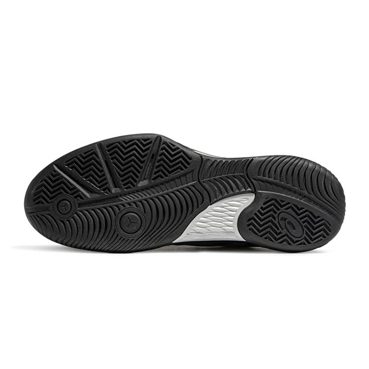 Asics Synthetic Leather Gel-Renma Support Low-Top Comfortable Badminton Shoes Unisex Shoes Black 1073A086-001