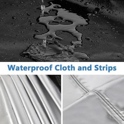 Outdoor Rocking Chair Covers Waterproof Dust Sleeve Sunproof Windproof Patio Chair Cover For Rattan Lounger Yard Garden Home