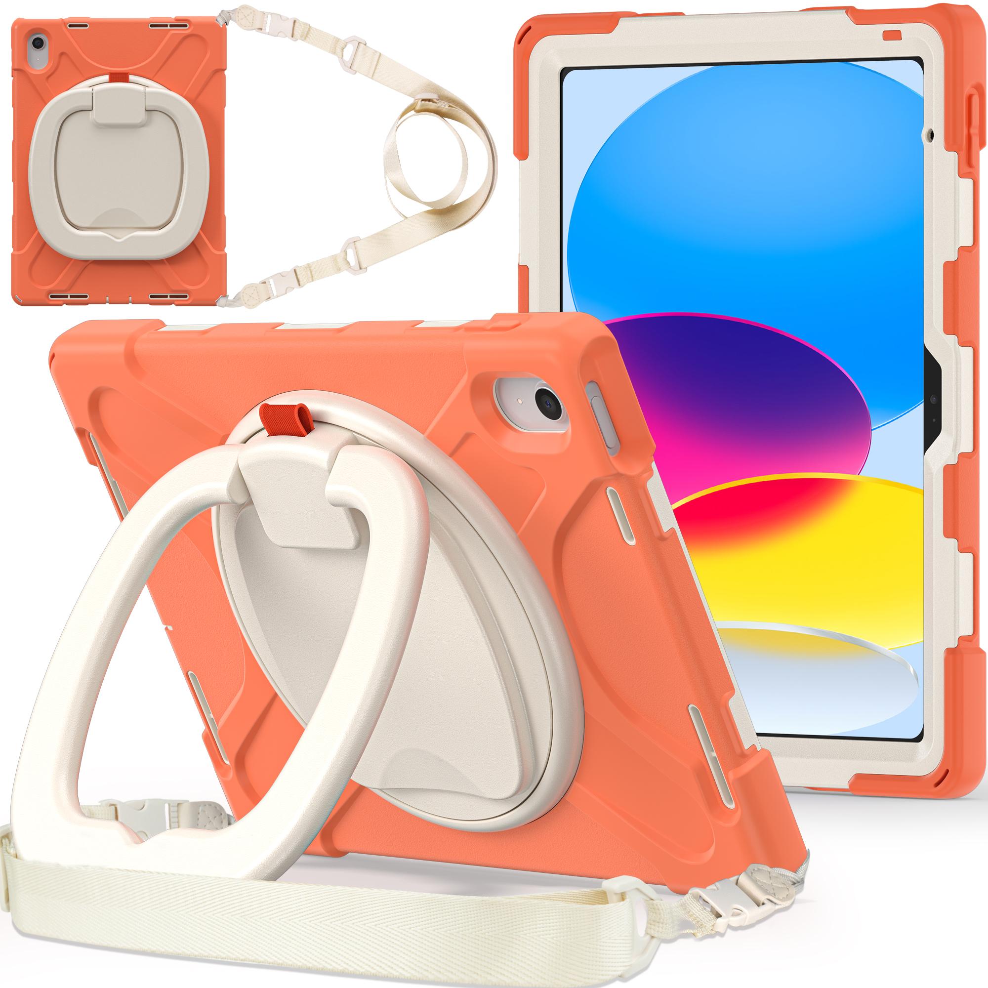 

Armor Case Universal for IPad 2025 A16 11th 10.9 2022 10th Gen. A3354 A3355 A3356 A2757 A2777 A2696 Rotating Stand Hybrid Cover iPad A16 2025-11th