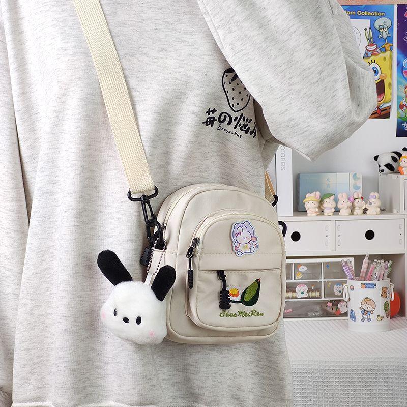 

Youth Girl Cute Lightweight Crossbody Bag White + Wang