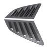 2Pcs Rear Side Window Louver Cover Left Right Rear Window   Vent Scoop Shutter Cover Blind Replacement for 8V Hatchback 2014-2020