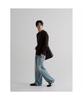 8SECONDS Casual Fisherman Round Knit Brown