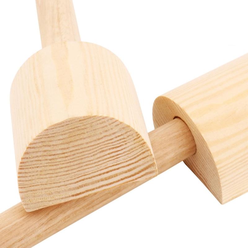 Kleigereedschap Houten Aardewerk Peddel met Handvat, Aardewerk Gereedschap Beeldhouwkussen Klei Peddel voor Aardewerk Keramische Klei Vormen