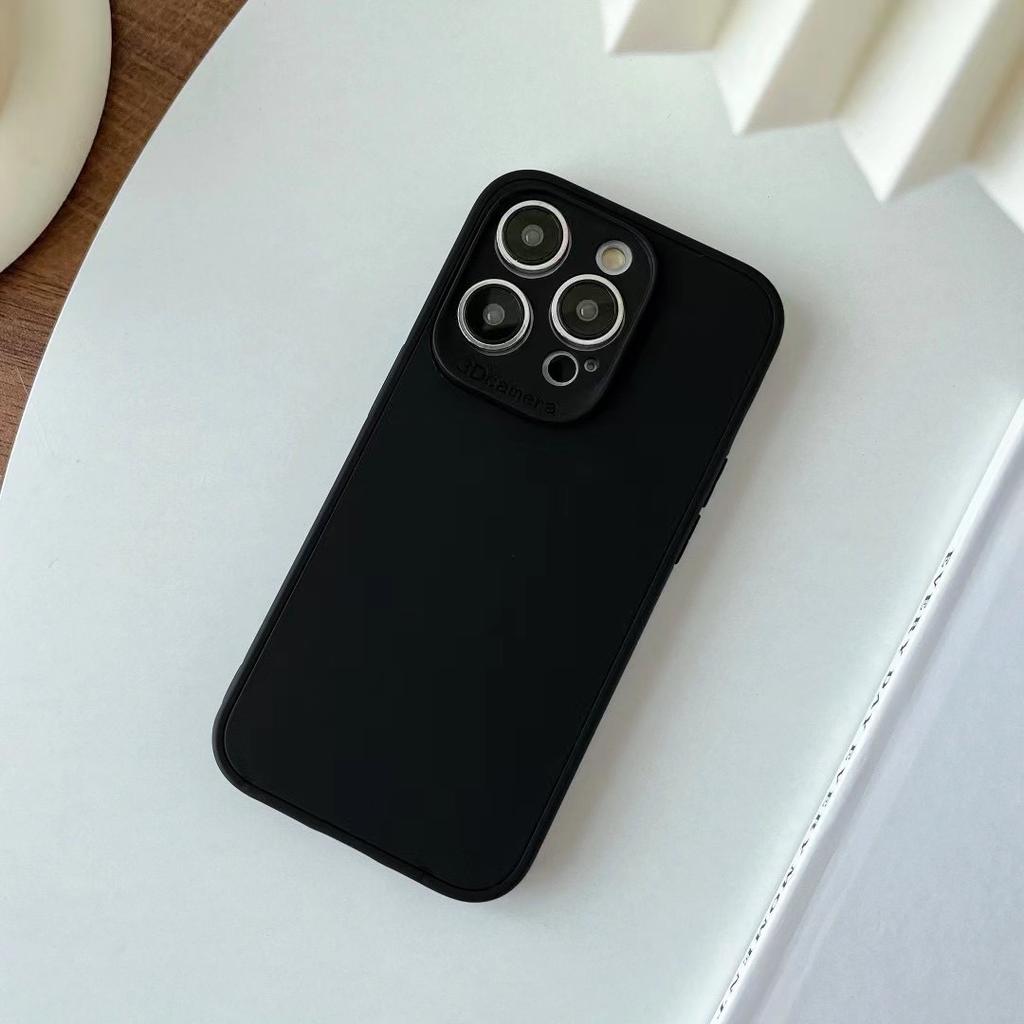 Aplicabil Pentru IPhone16Pro Silicon Mat Tpu Gaura Fină Apple 15 Pachet Complet Anti-cădere Carcasă Moale de Protecție