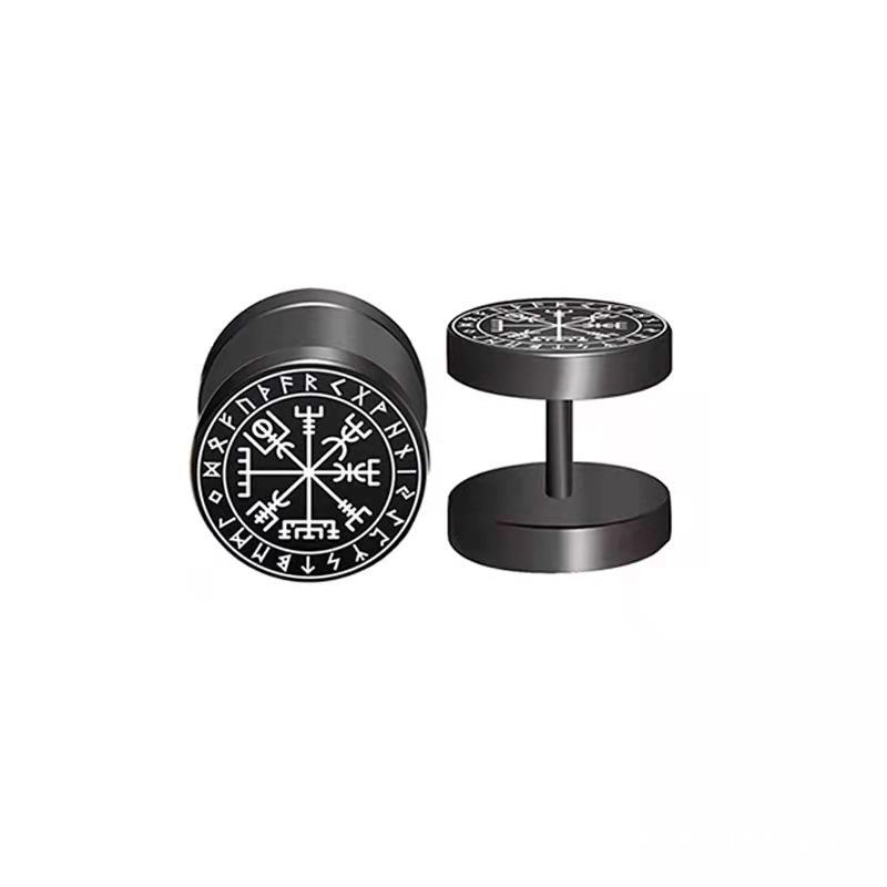 Boucles d'oreilles géométriques simples et polyvalentes pour femme, tempérament affirmé, mode