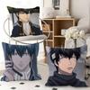 1pc Hijikata Toushiro Anime Cartoon Characters Pillow Case Fashion Square Pillowcase Bedroom Sofa Room Ins Decoration Leisure