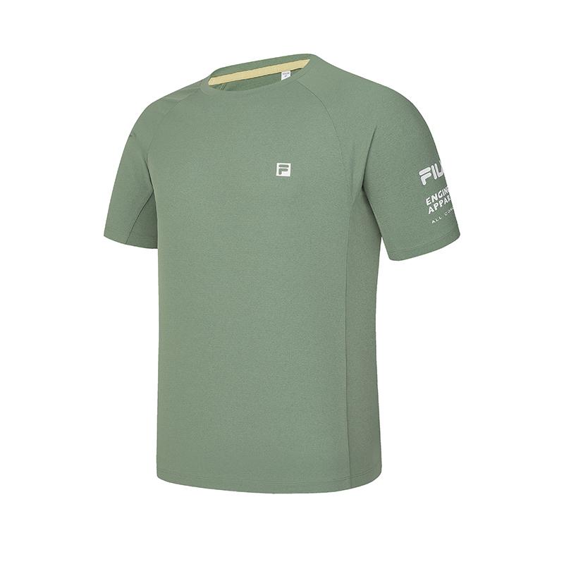 New FILA T Shirt Men's Alkaline Green A11M427115FGN