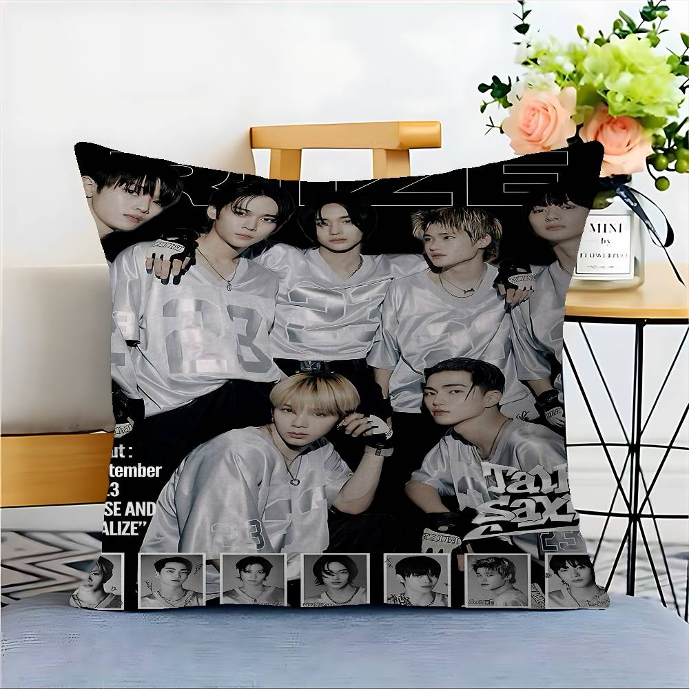 Kpop Band R-RiizeS Cushion Cover Pillow Cover Decor Pillowcase Printed Cushion Case For Couch