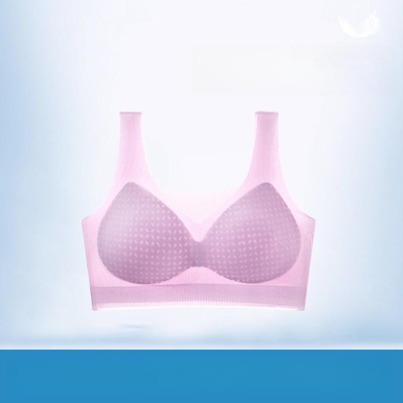 Breathable and Seamless Bra Women's Beautiful Back Underwear Women's Thin Frameless Vest Sports Bra Push Up Bra