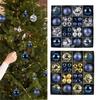 Christmas Ball Ornaments 44 Pieces Ball Decorations Seasonal Pendants For Home Apartment Retail Store Balcony Living Room Photo