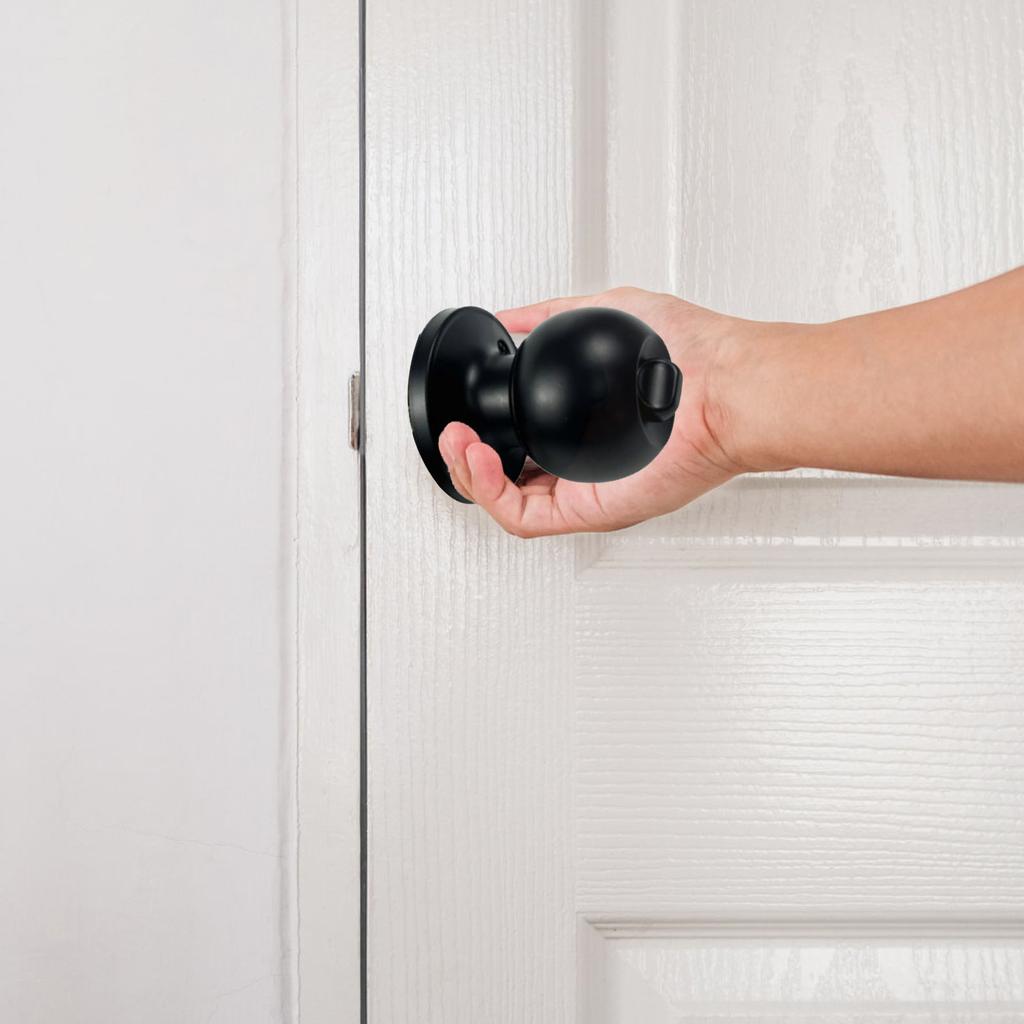 Serratura per bagno Maniglia rotonda per 30?Porta spessa 50 mm con 3 chiavi