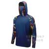 Quick-drying fishing suit men's summer breathable sunscreen UPF50 + hooded mask fishing shirt