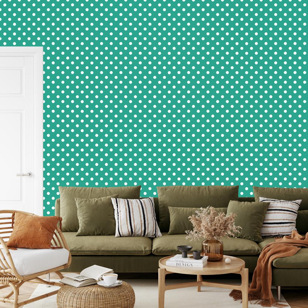 Dots Wallpaper Sea Top, Sea Bottom for Living Room and Bedroom 50x1000